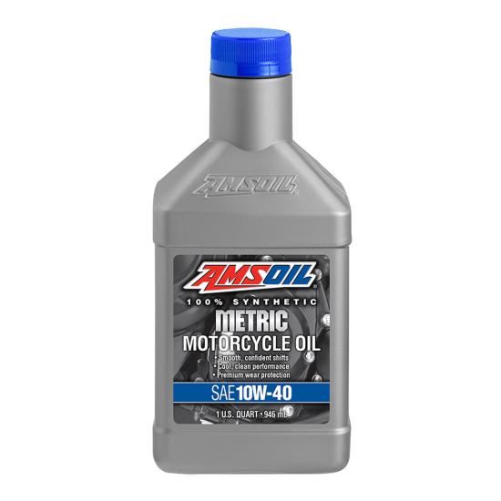 AMSOIL 10W-40 100% Sentetik Metric Motosiklet Yağı