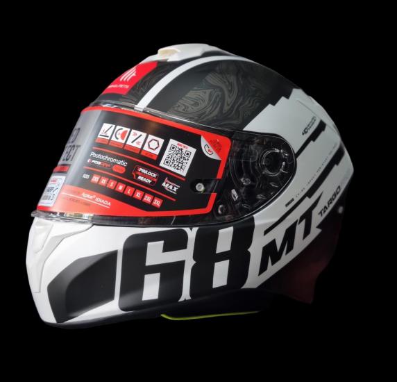 MT HELMETS TARGO PRO MATT PEARL WHITE